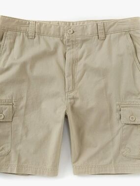 Roundtree & Yorke Men's Khaki Cargo Shorts